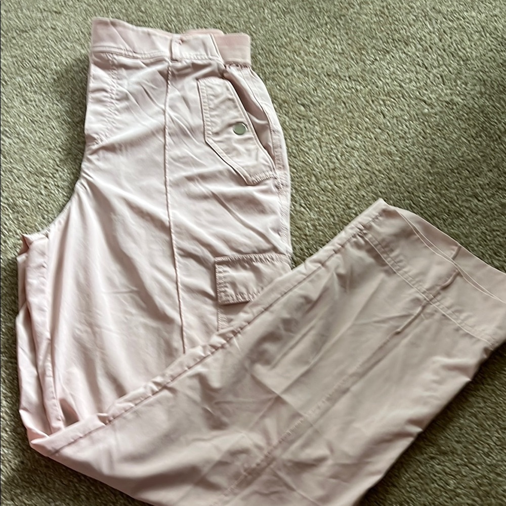 Athleta pink nylon pants